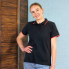 Womens Contrast Stripe Polos Feature
